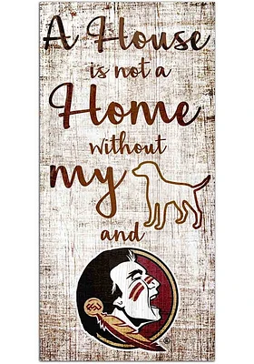 Florida State Seminoles A House is not a Home Sign - Maroon