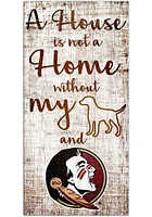 Florida State Seminoles A House is not a Home Sign - Maroon