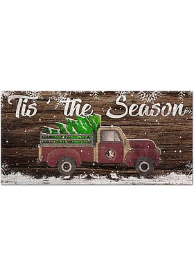 Florida State Seminoles Tis the Season 6x12 Sign - Maroon