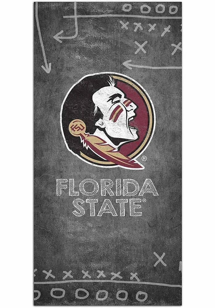 Florida State Seminoles Chalk Playbook Sign - Maroon