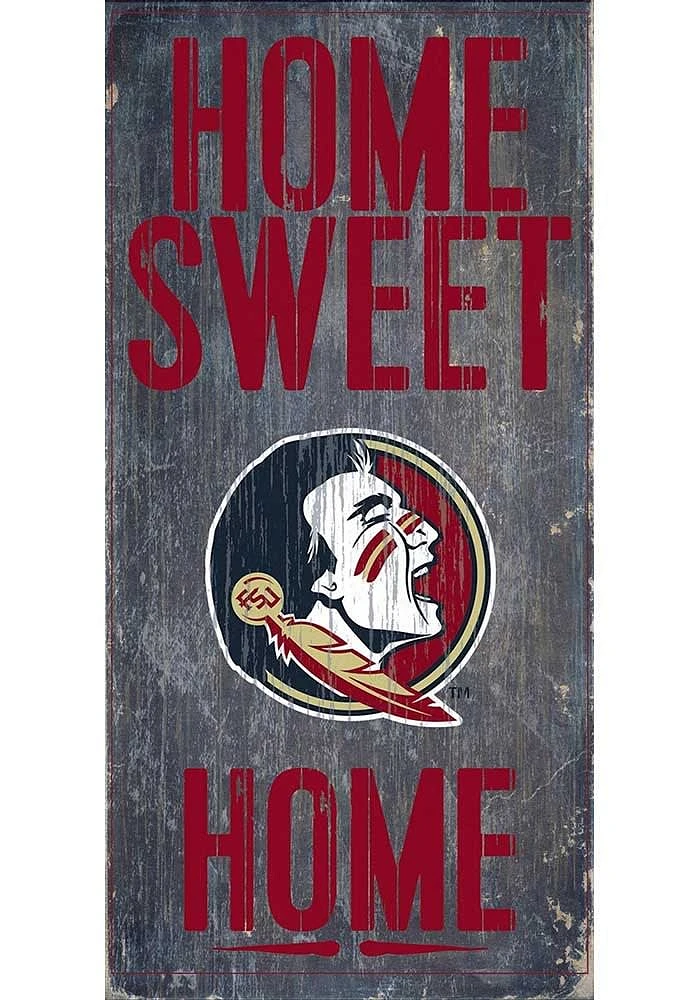 Florida State Seminoles Home Sweet Home Sign - Maroon