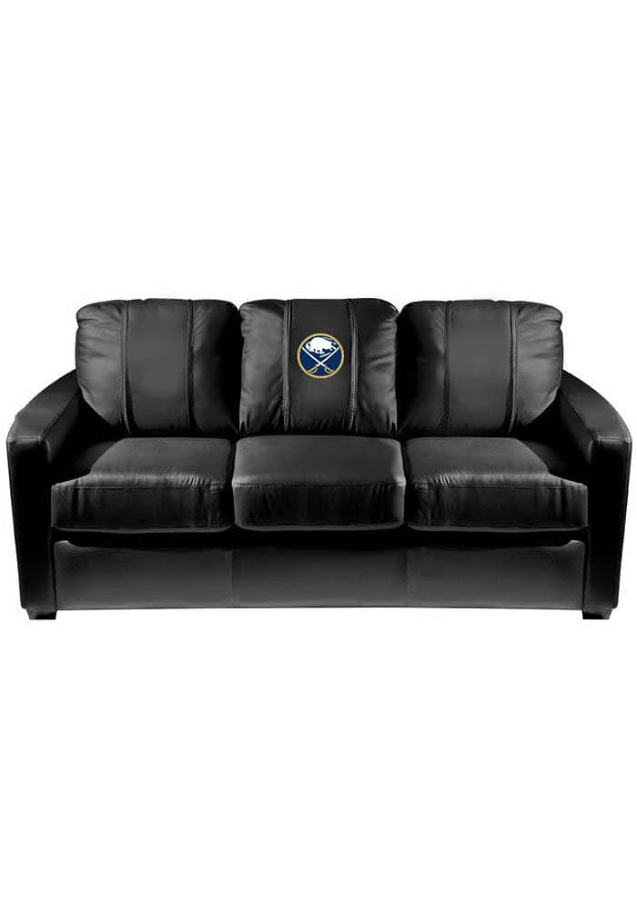 Buffalo Sabres Faux Leather Sofa - Black