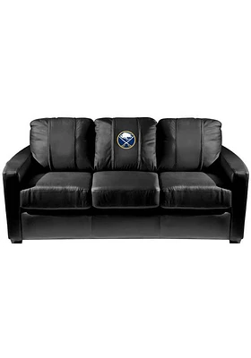 Buffalo Sabres Faux Leather Sofa - Black