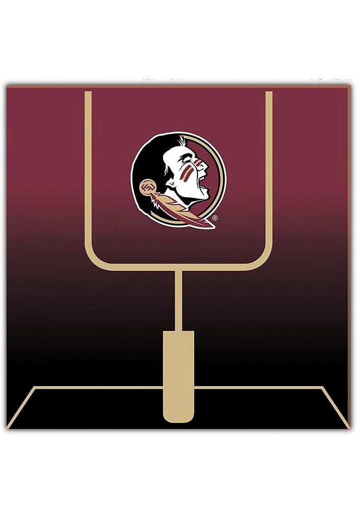 Florida State Seminoles Goal Gradient Sign - Maroon