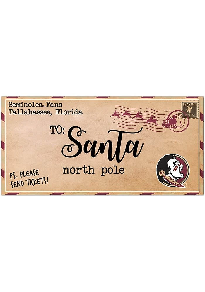 Florida State Seminoles To Santa Decor