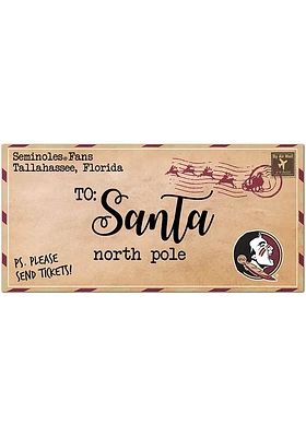 Florida State Seminoles To Santa Decor