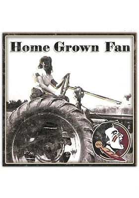 Florida State Seminoles Aluminum Can Sign - Maroon