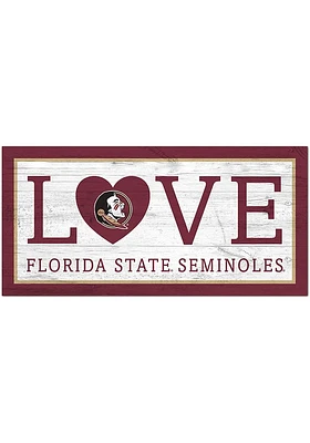 Florida State Seminoles Love 6x12 Sign - Maroon
