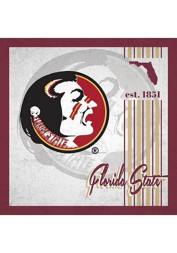 Florida State Seminoles Album Sign - Maroon