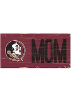 Florida State Seminoles MOM Sign - Maroon