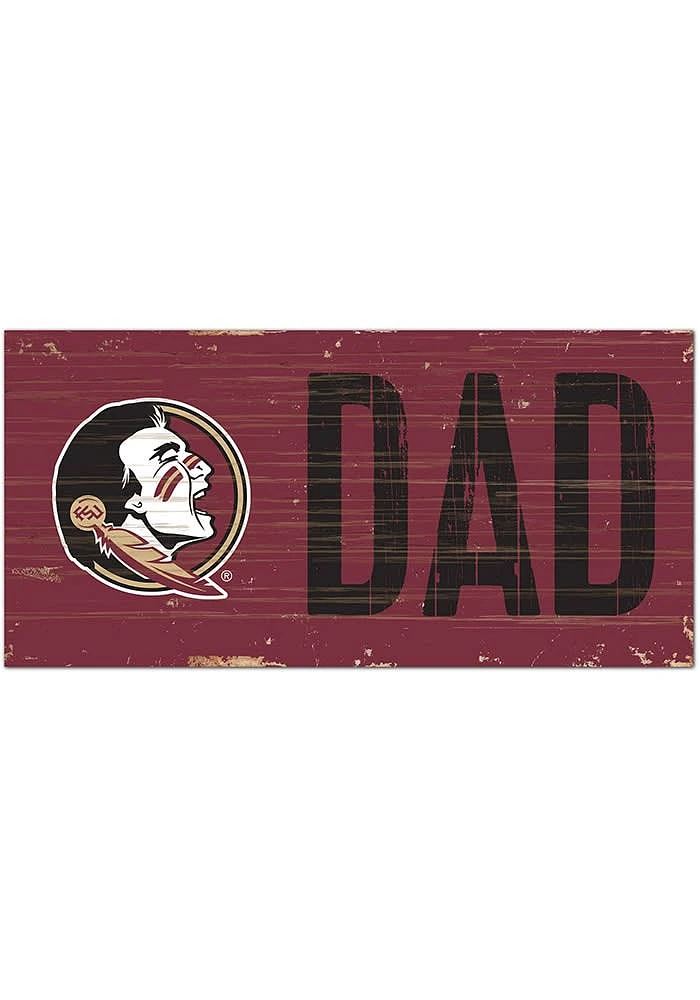 Florida State Seminoles DAD Sign - Maroon