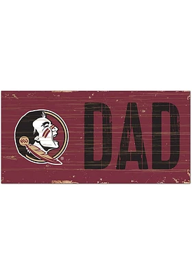 Florida State Seminoles DAD Sign - Maroon
