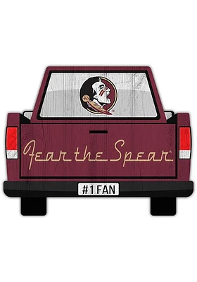 Florida State Seminoles Truck Back Cutout Sign - Maroon