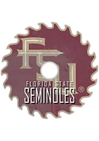Florida State Seminoles Rust Circular Saw Sign - Maroon