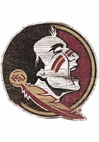 Florida State Seminoles Team Logo 8 Inch Cutout Sign - Maroon