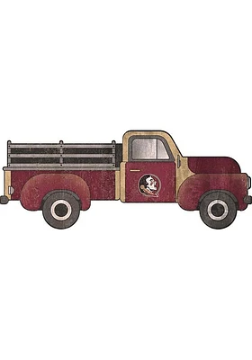 Florida State Seminoles 15 Inch Truck Sign - Maroon