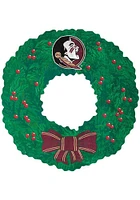 Florida State Seminoles Team Wreath 16 Inch Sign - Maroon
