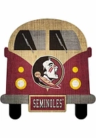 Florida State Seminoles Team Bus Sign - Maroon