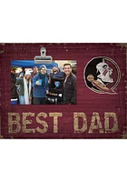 Florida State Seminoles Best Dad Clip Picture Frame - Maroon