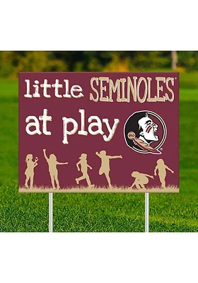 Florida State Seminoles Little Fans at Play Yard Sign - Maroon
