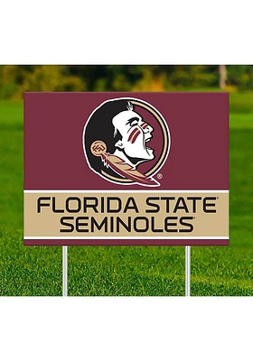 Florida State Seminoles Team Yard Sign - Maroon