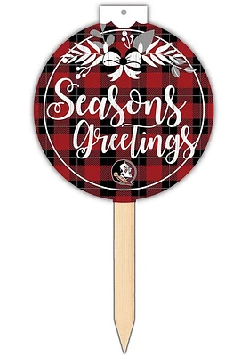 Florida State Seminoles Seasons Greetings Sign - Maroon