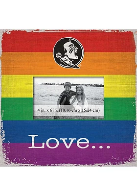 Florida State Seminoles Love Pride Picture Frame - Maroon