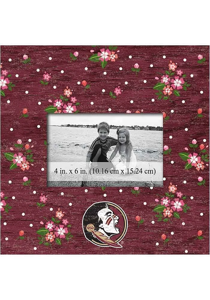 Florida State Seminoles Floral Picture Frame - Maroon