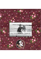 Florida State Seminoles Floral Picture Frame - Maroon