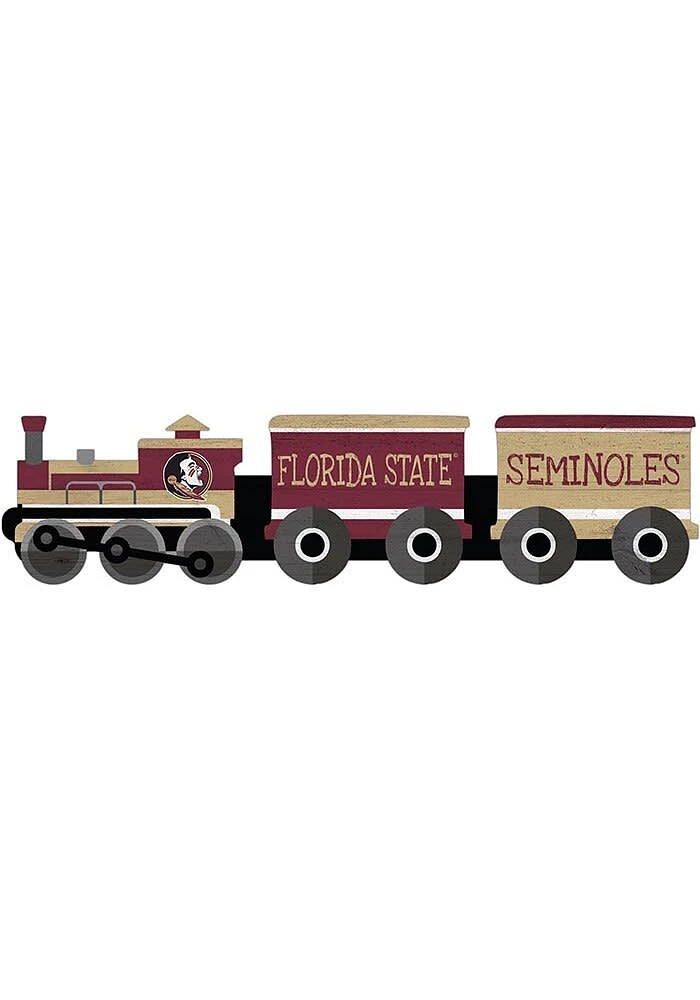 Florida State Seminoles Train Cutout Sign - Maroon