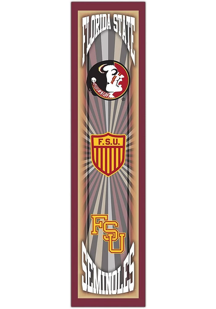 Florida State Seminoles Throwback Sign - Maroon