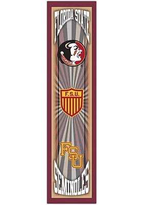 Florida State Seminoles Throwback Sign - Maroon