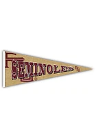 Florida State Seminoles Wood Pennant Sign - Maroon