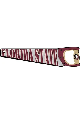 Florida State Seminoles Wood Handsaw Sign - Maroon