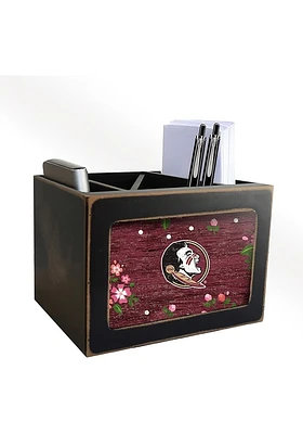 Florida State Seminoles Floral Desktop Organizer Desk Accessory
