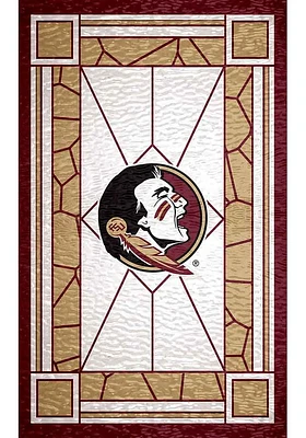 Florida State Seminoles Stained Glass Sign - Maroon