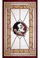 Florida State Seminoles Stained Glass Sign - Maroon