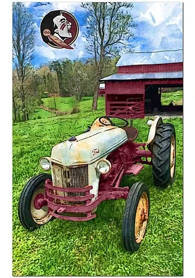 Florida State Seminoles Farmscape Sign - Maroon