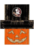 Florida State Seminoles Pumpkin Head Sign - Maroon