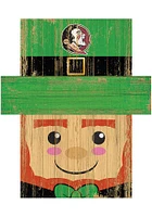 Florida State Seminoles Leprechaun Head Sign - Maroon