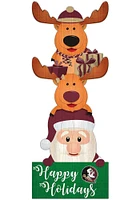 Florida State Seminoles 31 Inch Santa Stack Leaner Sign - Maroon