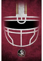 Florida State Seminoles Ghost Helmet 17x26 Sign - Maroon