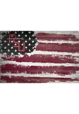 Florida State Seminoles Flag 17x26 Sign - Maroon