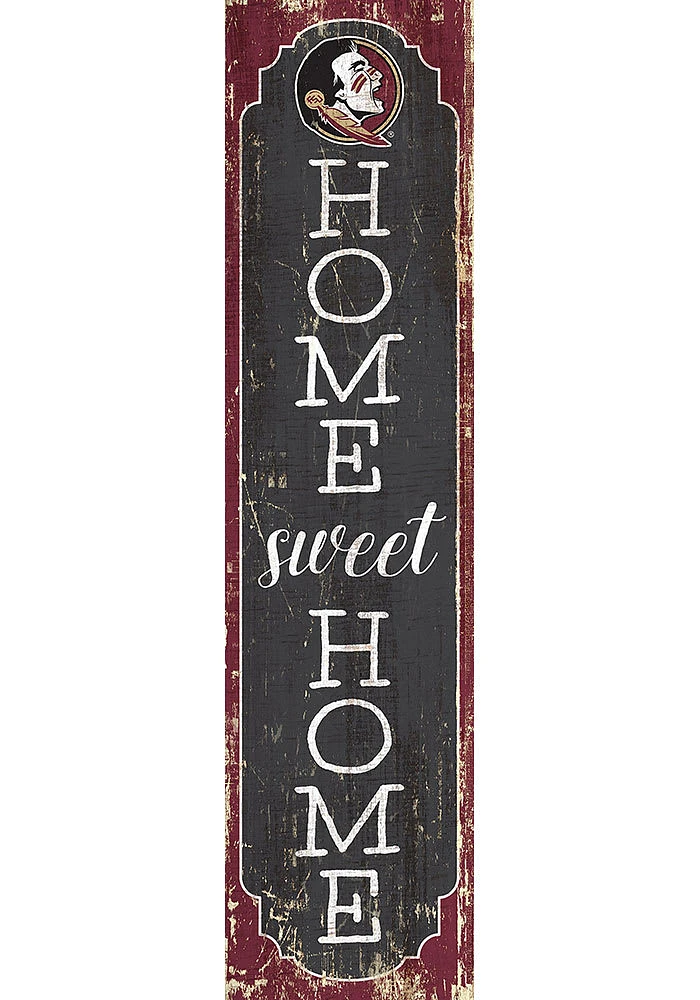 Florida State Seminoles 48 Inch Home Sweet Home Leaner Sign - Maroon