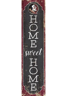 Florida State Seminoles 48 Inch Home Sweet Home Leaner Sign - Maroon