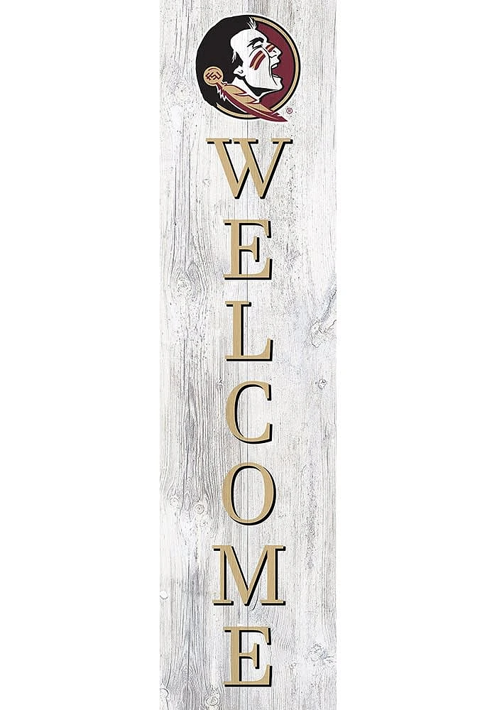 Florida State Seminoles 48 Inch Welcome Leaner Sign - Maroon