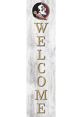 Florida State Seminoles 48 Inch Welcome Leaner Sign - Maroon