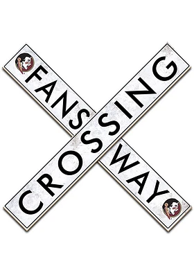 Florida State Seminoles 48 Inch Fans Way Crossing Wall Art