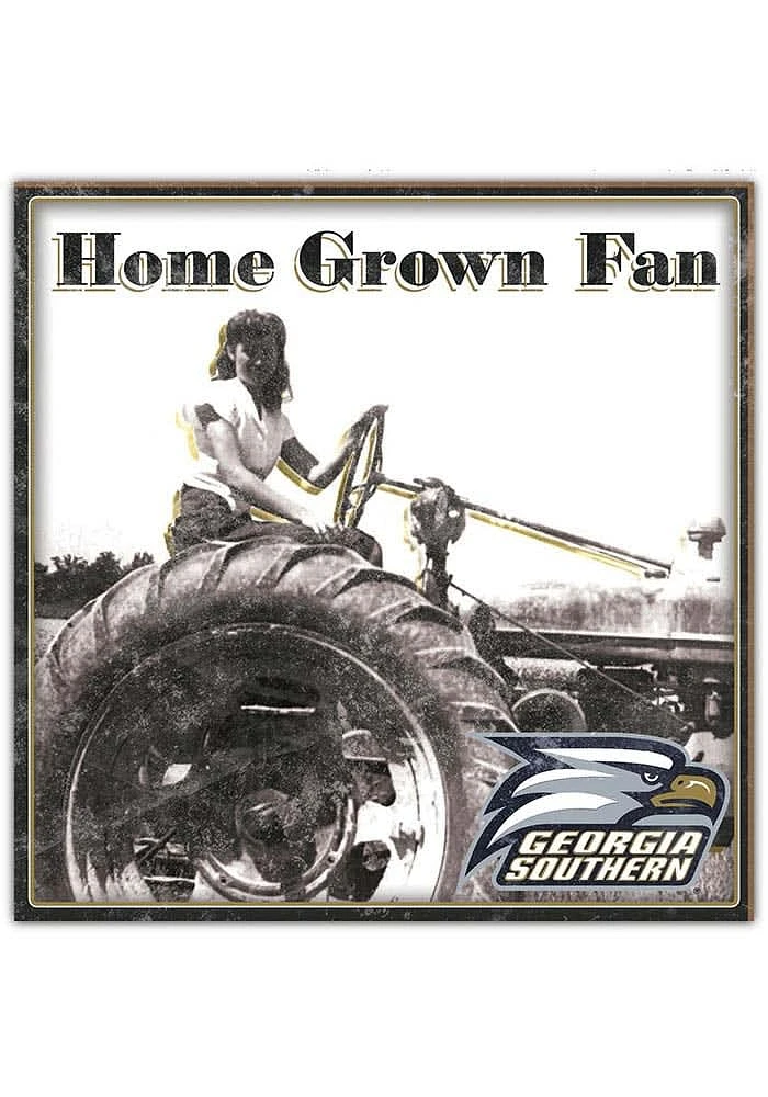 Georgia Southern Eagles Aluminum Can Sign - Blue