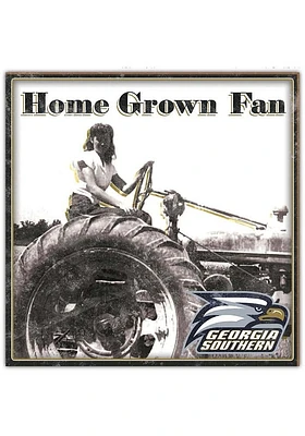 Georgia Southern Eagles Aluminum Can Sign - Blue